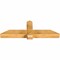 Ekena Millwork Eugene Rough Sawn Timber Gable Bracket, Western Red Cedar, 60"W x 20"H x 6"D x 6"F, 8/12 Pitch GBW060X20X0606EUG00RWR - alternate 4